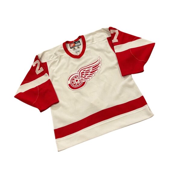 Vintage Nike Detroit Red Wings Aaron Ward #27 Center Ice NHL Authentic Jersey 44 - Picture 3 of 9